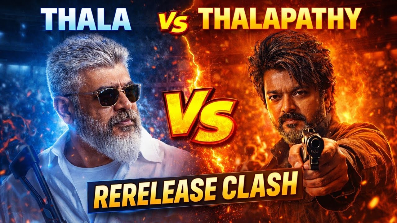 Thala vs Thalapathy Rerelease Clash💥