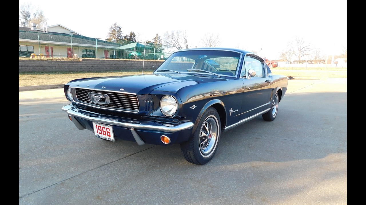 1966 Ford Mustang Fastback 2+2 test drive! - YouTube