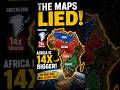 Why Africa Looks Smaller Than It Really Is #shorts