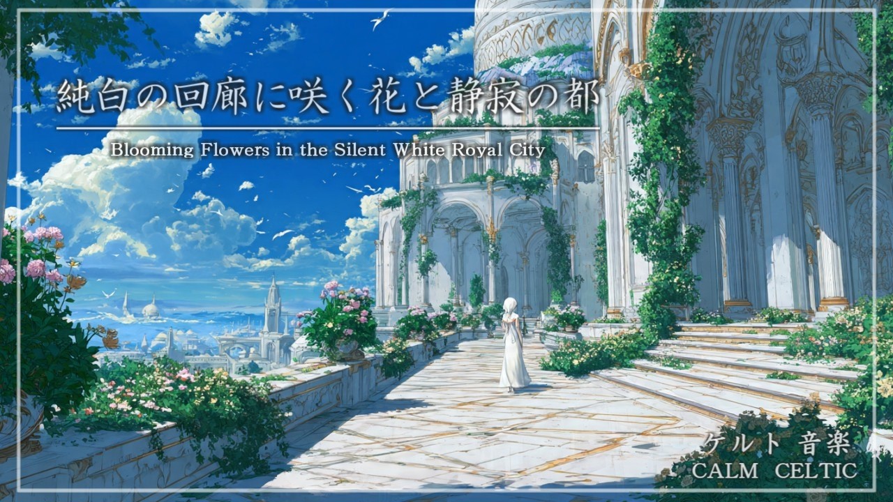 ケルト音楽/Celtic Music】純白の回廊に咲く花と静寂の都 - Blooming