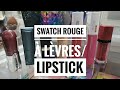 swatch rouge à lèvres / lipstick احمر الشفاه الشتوي 💄