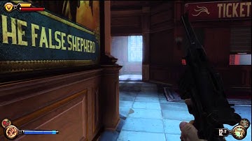 13 Bioshock Infinite 1999 Mode Walkthrough HD PS3 (Monument Island Gateway)