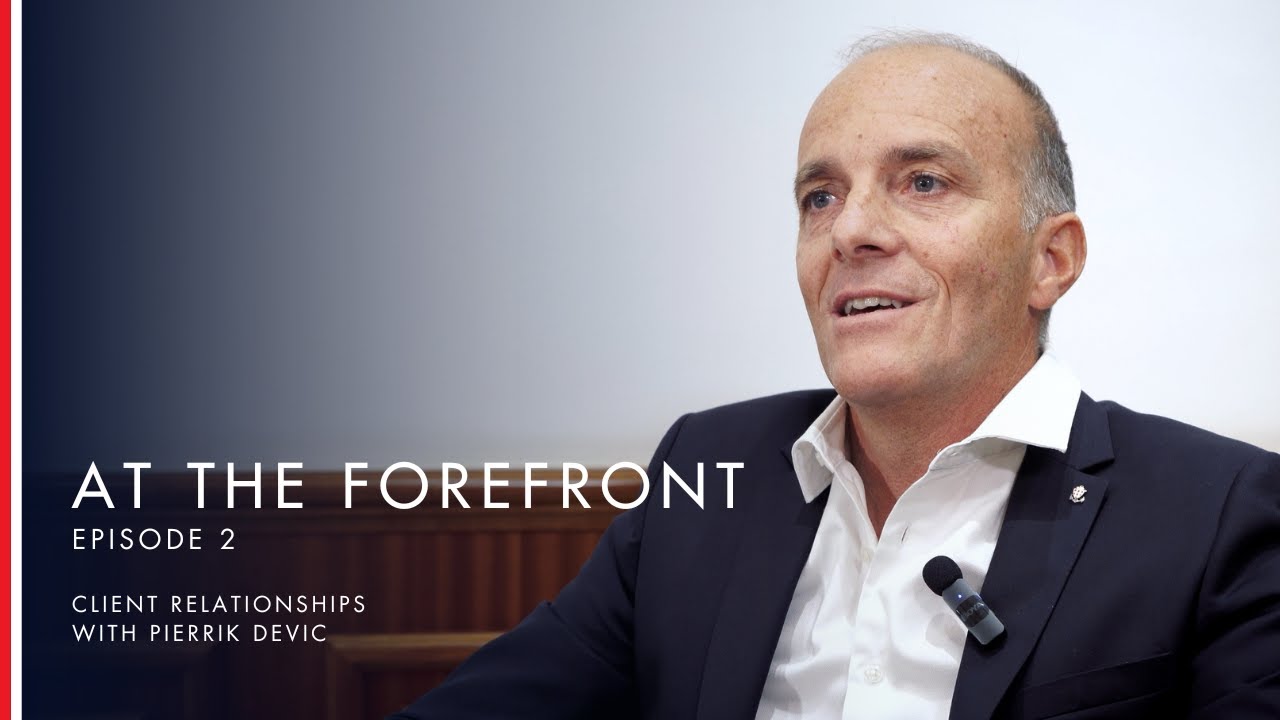 ⁣At The Forefront | Pierrik Devic on managing and maintaining client relationships | Episode Two