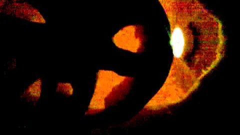 Gerald's 2010 Halloween pumpkin - freehanded