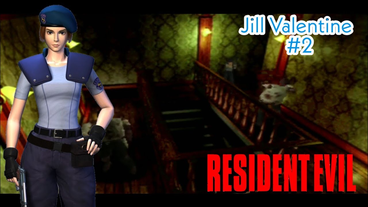 Resident Evil Director's Cut Dual Shock Version (1998) Explorando a Mansão - Jill Valentine #2 (PS1)