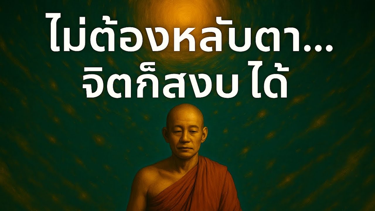 สมาธิที่ลึกกว่า เข้าใจจิต Ep4 ไม่ต้องหลับตาจิตก็สงบได้…!