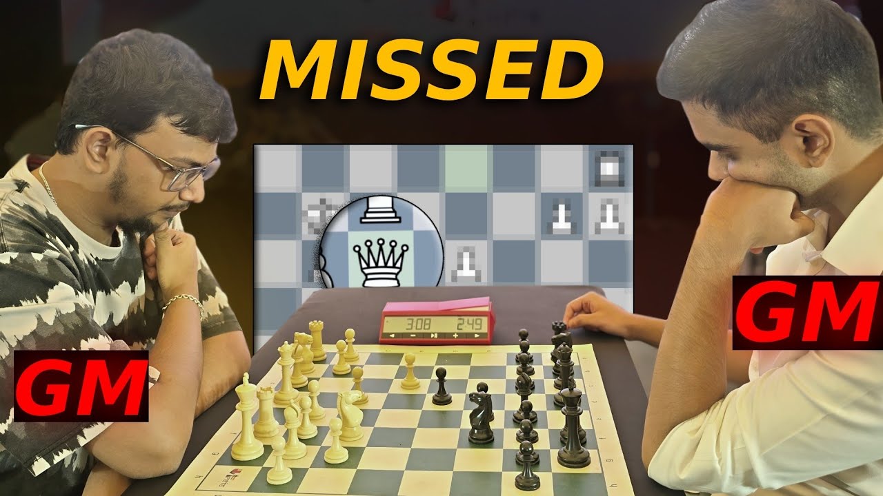 When Grandmasters Miss the Win –GM Mitrabha Guha vs GM Abhimanyu Puranik