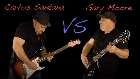 Carlos Santana VS Gary Moore (Guitar Battle)