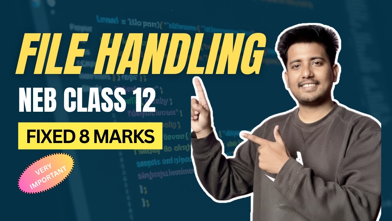 File Handling In C Logic Explained Simply | NEB Class 12 | 8 Marks Fixed [2083] | Sajilo Logic