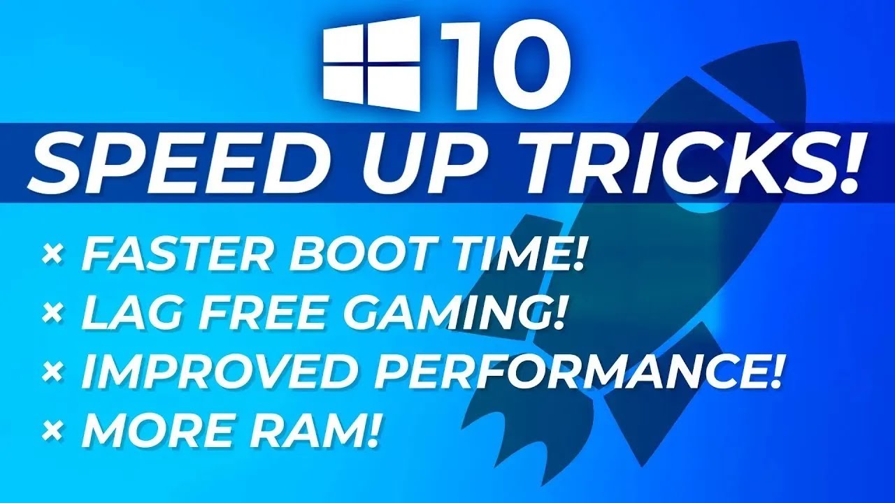 How to Speed up Your Windows 10 Performance best Settings - YouTube