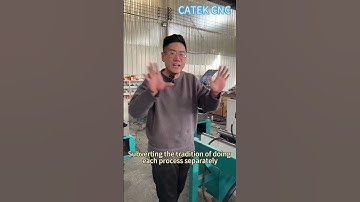 CATEK CNC wood lathe: Fully automatic five-function wood processing center saves time and money!