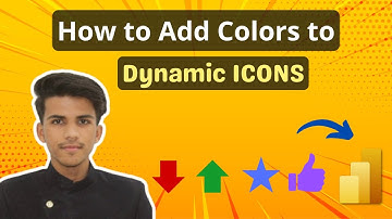 How to Add Colors to Dynamic Icons In Power BI Desktop  (Part 2)  2025 | Power BI Tutorials