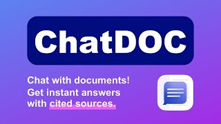 ChatDOC | Mind-blowing AI Tool To Chat With Any PDF أداة ذكاء اصطناعي مذهلة للدردشة مع أي ملف screenshot 1