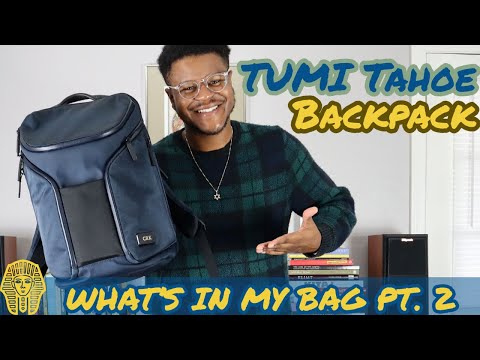 Tumi Tahoe Edition Backpack - What's In My Bag Part 2 - YouTube