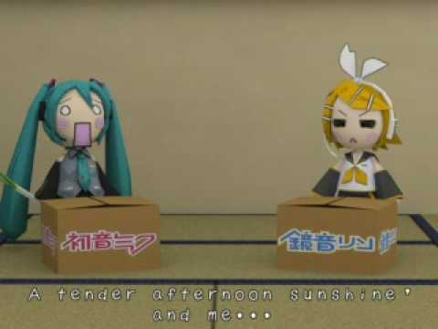 【鏡音リン・初音ミク】 リン・ニュース04 ～ CV03日本語デモソング01 ～