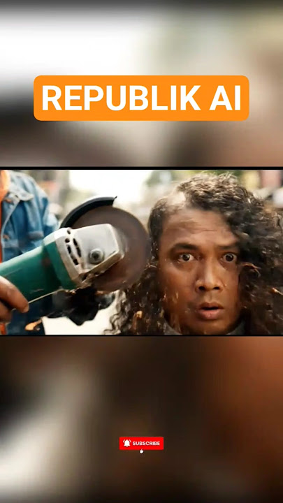 LUCUNYA NEGERIKU | Kocak 🤣 potong rambut pake gerinda sampe botak. #ai #shorts