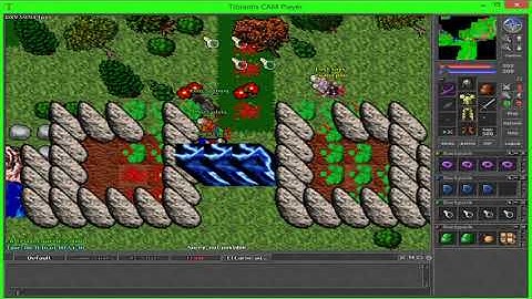 Tibiantis.online Tibia 7.4 Tibiantis - Team marhozi defending elven city after solado by legend melf