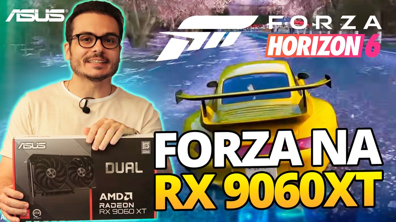 NEW FORZA HORIZON 6 ON ASUS RADEON 9060XT DUAL AND RYZEN 5500X3D A