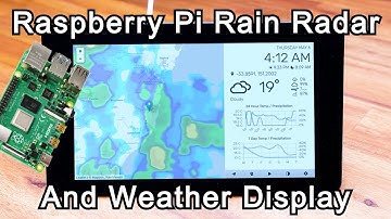 Raspberry Pi Rain Radar & Weather Dashboard