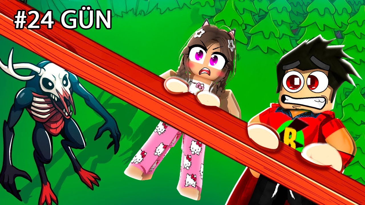 Ormanda 100 Gün Kalmaya Çalıştık! (Bölüm 2) - Roblox 99 Nights in the Forest