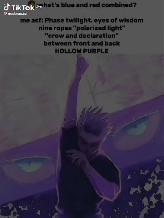 Unraveling The Mystery: The Hollow Purple Chant In Jujutsu Kaisen
