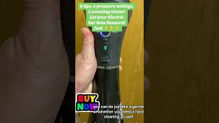 Effortless Ear Cleaning with 4-Setting Electric Tool