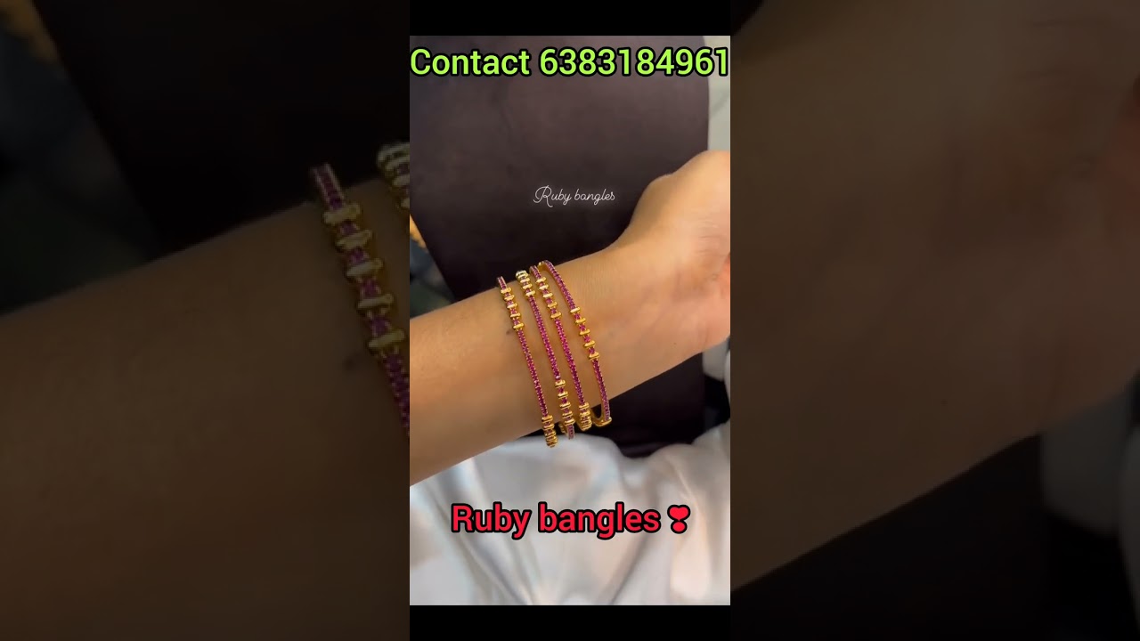 Ruby bangles