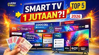 5 SMART TV Murah Terbaik 2026 🔥 Harga Mulai 1 Jutaan!
