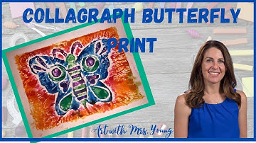 Butterfly Collagraph Print