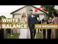 How to nail white balance at a wedding without guessing