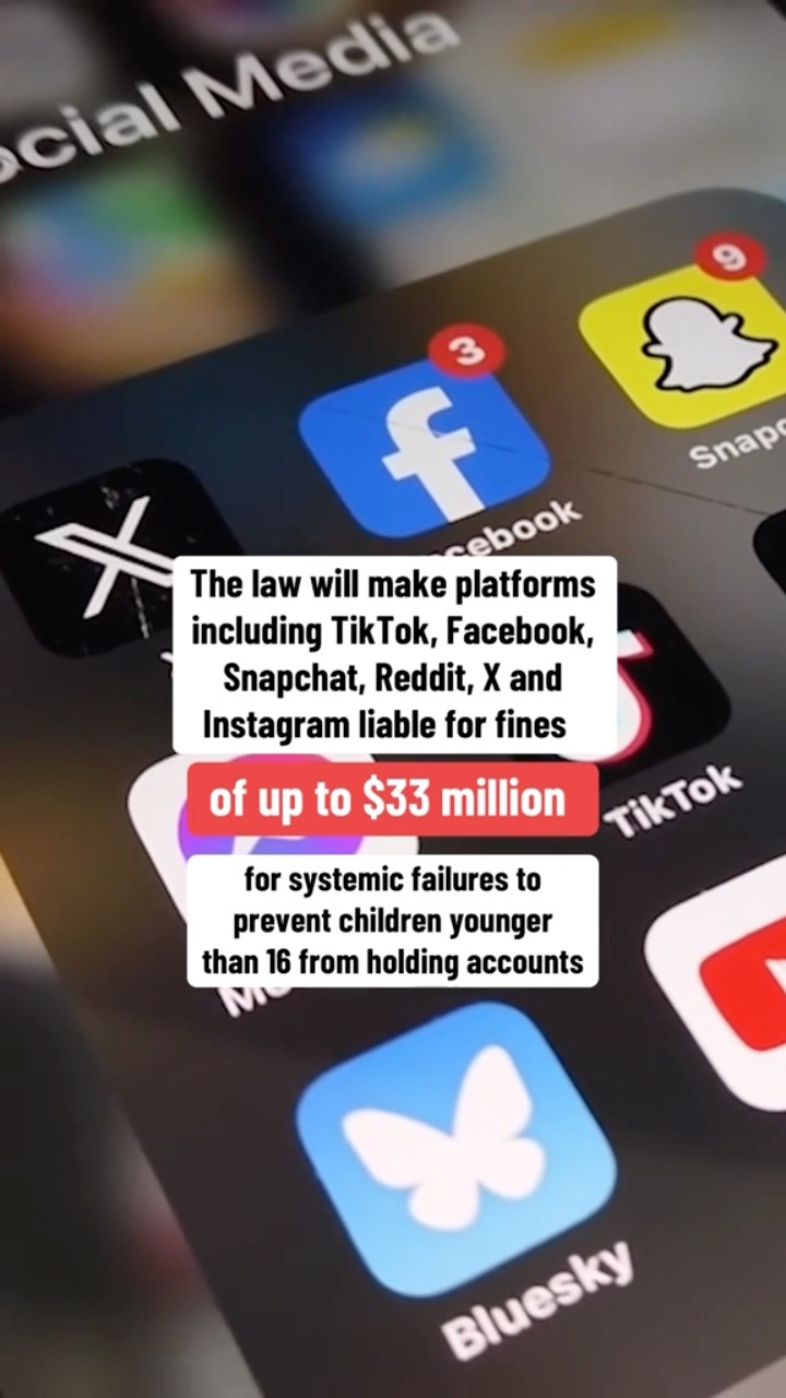 Australian Parliament passes social media ban for children under 16 #shorts