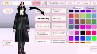 I Made Wednesday Addams in Sakura School Simulator