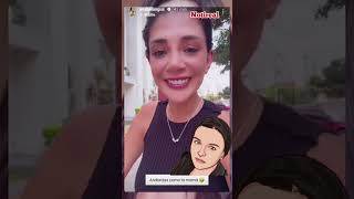 Anabel Angus De Paseo Con Sus Hijos