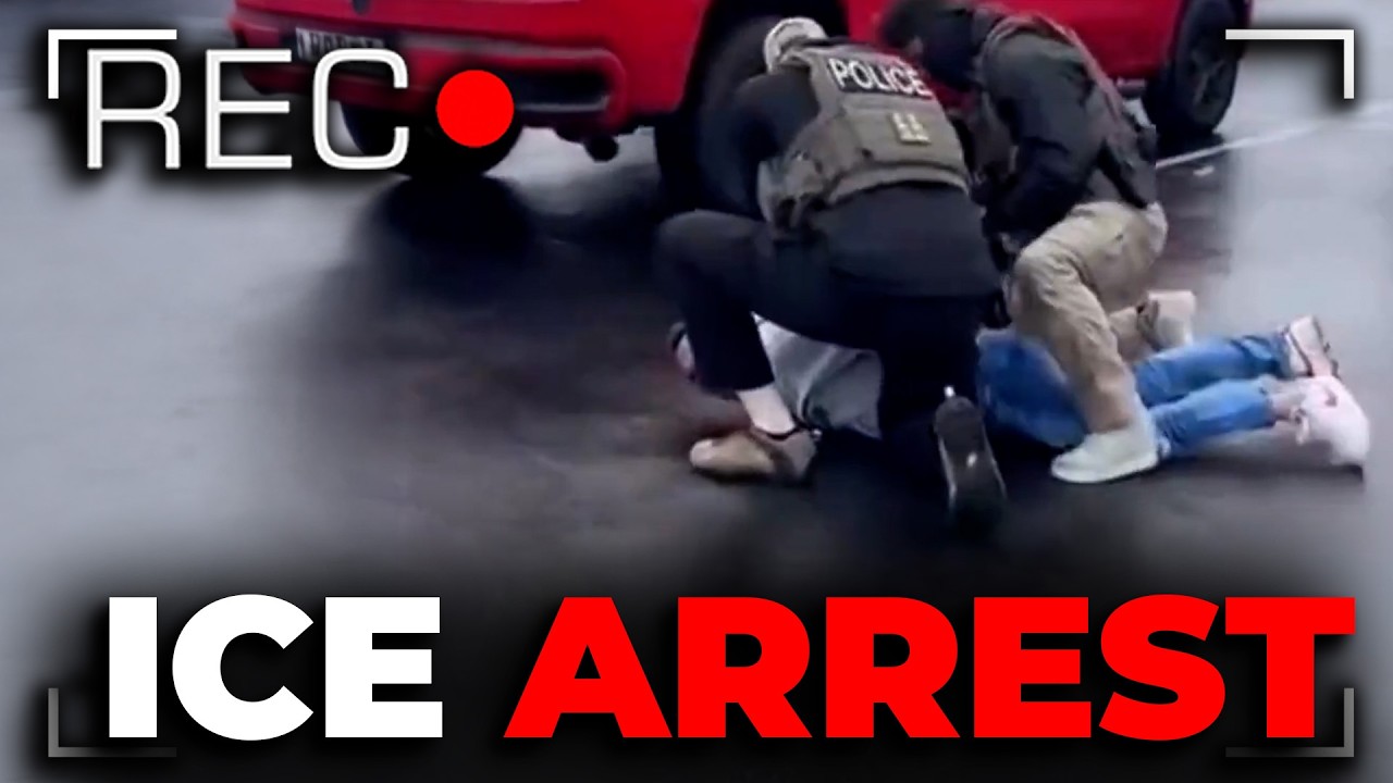 Толпа каренов арестована за воспрепятствование движению ICE... Нелегалы ​​также арестованы