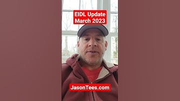EIDL Update March 2023 #sba #eidl #eidlloan #eidlloanupdate #eidlupdate