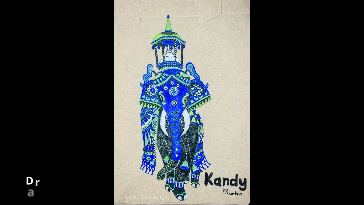 Kandian Tusker | Drawing