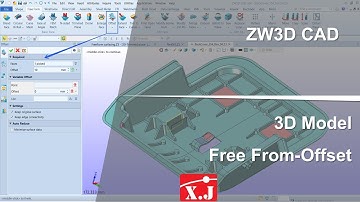 ZW3D คู่มือ สอนการใช้งาน CAD - Edit Face - Offset