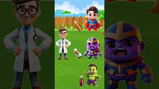 डॉक्टर ने बच्चों को इंजेक्शन लगाया (Part- 4)~#funny || mini wood-tody || tools items #funnycartoon