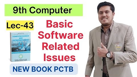Basic Software Related Issues | Troubleshooting Strategies | Class 9th Computer New Book 2025 