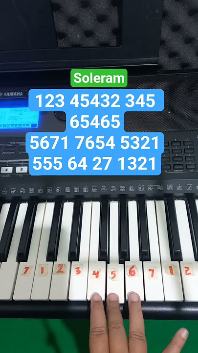 soleram | Lagu daerah riau (piano easy) #pianotutorial #belajarpiano#lagudaerah#laguanak#dancesong