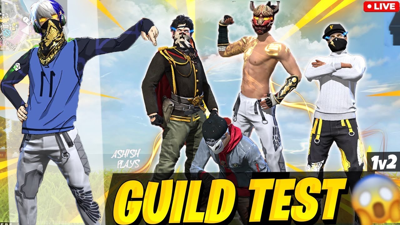 🔴Watch live now: GUILD TEST Live1v2/1v4/1v1 ] 