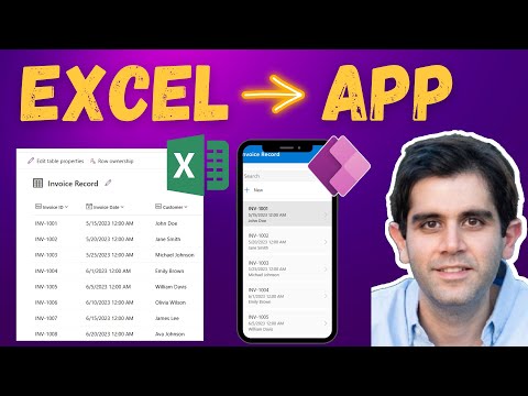 Create Power Apps from Excel with data | Microsoft AI Copilot