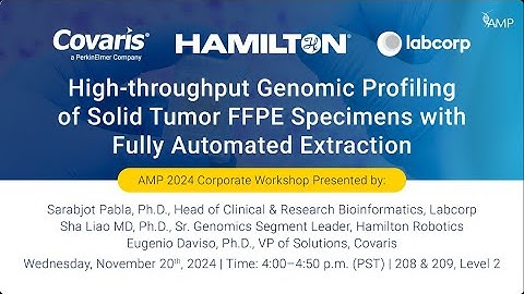 High Throughput Genomic Profiling of Solid Tumor FFPE Specimens with Fully Automated Extraction