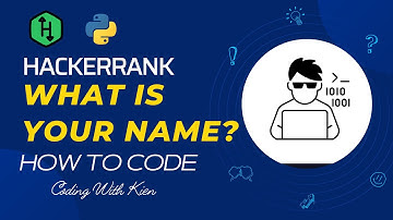 What is Your Name with Python | HackerRank Challenge | Problem Solving | CodingWithKien