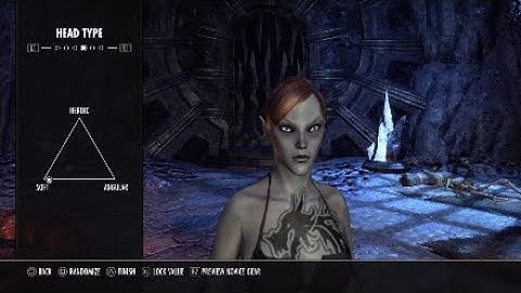 The Elder Scrolls Online character creation and tutorial gameplay