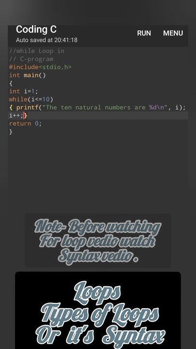 While Loop In C Programming With Example whileloop cprogram while-loop-in-c-programming-with-example-whileloop-cprogram