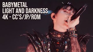 #BABYMETAL - Light and Darkness - 4K - CC's/JP/ROM