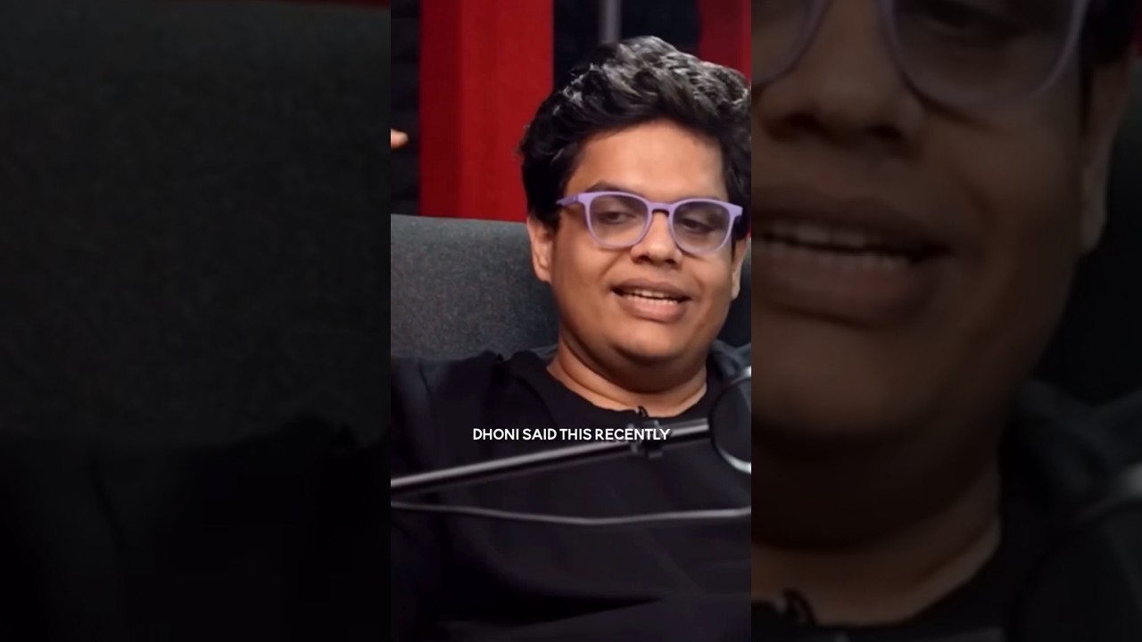 Реакция Танмая Бхата на М.С. Дхони.