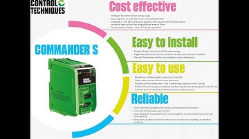 Hướng dẫn cài đặt Commander S100 Control Techniques