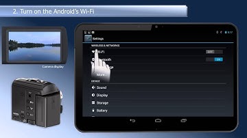 Panasonic - Camcorders - HC-V550K, HC-V750K, HC-W850 - Connecting to an Android device using WPS.